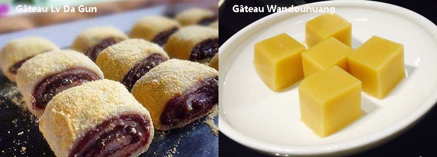 Gâteau Lv Da Gun et Gâteau Wandouhuang