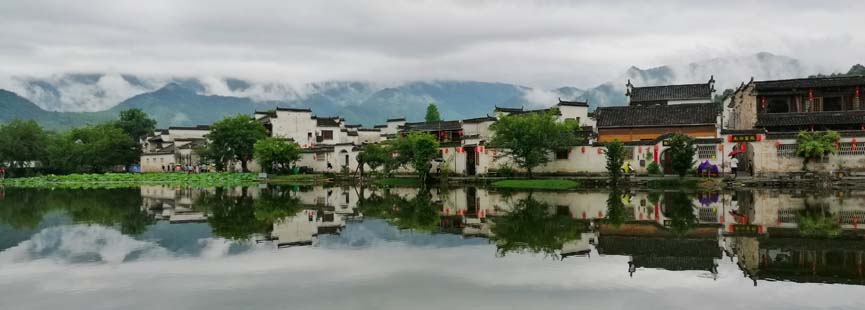 village de Hongcun au printemps